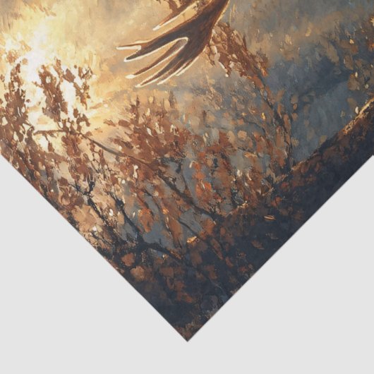 森威厳のあるの切り離しシカ 薄葉紙 (詳細)