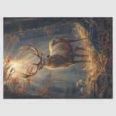 森威厳のあるの切り離しシカ 薄葉紙 (正面)