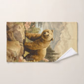 森威厳のあるの白熊 ハンドタオル (ハンドタオル)