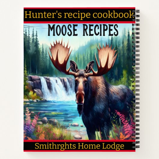 森威厳のあるの静かな滝に寄り添う ノートブック (裏面)