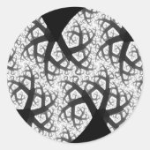 森幽霊のよく出るのステッカー ラウンドシール (正面)