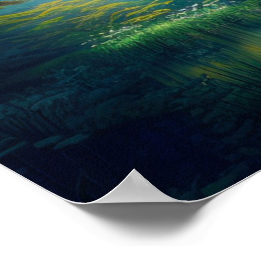 森日本ののハートの神社 ポスター (角)