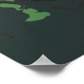 森日本の林 ポスター (角)