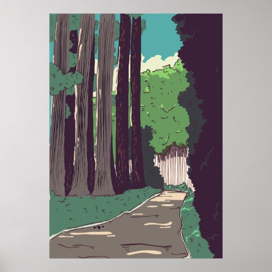 森日本の林 ポスター (正面)