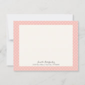 森林おとぎ話のベビーシャワーはノート感謝していしています ノートカード (裏面)