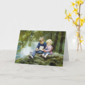 森林およびおとぎ話 カード (黄色い花)