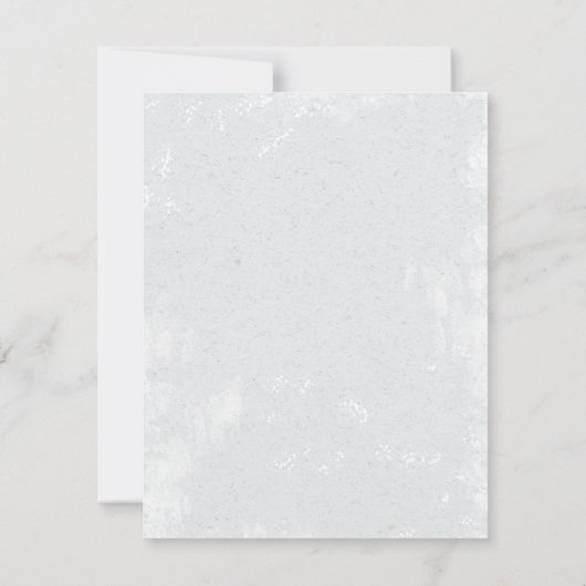 森林およびワタリガラスの花のリースの結婚式は感謝していしています サンキューカード (裏面)