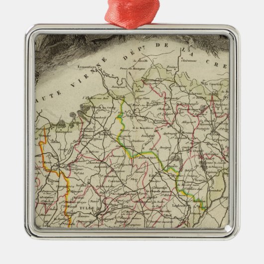 森林および景色 メタルオーナメント (正面)