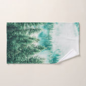 森林および霧 バスタオルセット (ハンドタオル)