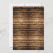 森林くまのベビーシャワーの招待状の招待 招待状 (裏面)