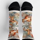 森林ささやき ソックス (上部)