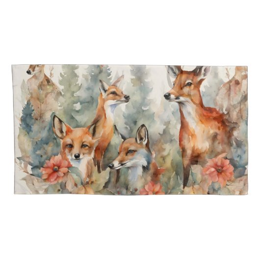 森林ささやき 枕カバー (裏面-右)