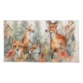 森林ささやき 枕カバー (裏面-左)