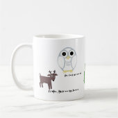 森林ですてきなヒイラギ コーヒーマグカップ (左)