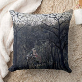 森林でのランデブー1889 クッション (ブランケット)