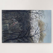 森林でのランデブー1889 ジグソーパズル (横)