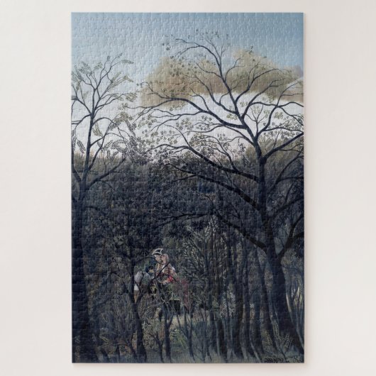 森林でのランデブー1889 ジグソーパズル (縦)