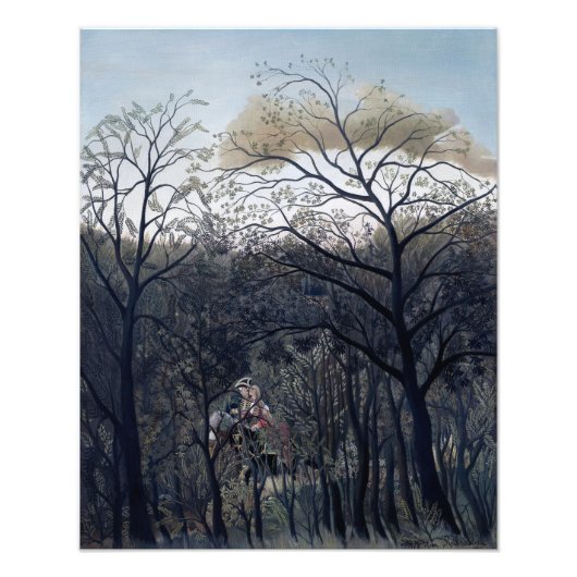 森林でのランデブー1889 フォトプリント            (正面)