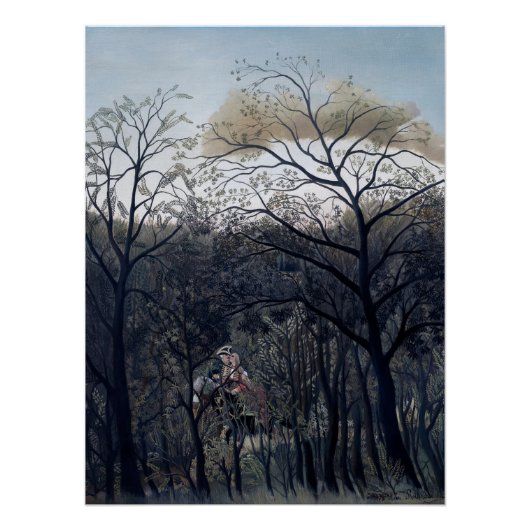 森林でのランデブー1889 ポスター (正面)