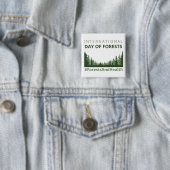 森林と国際的健康の日 缶バッジ (インサイチュ)