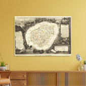 森林と景観 キャンバスプリント (インサイチュ (リビング))