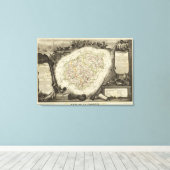 森林と景観 キャンバスプリント (インサイチュ (ウッドフロア))