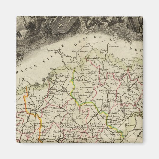 森林と景観 マグネット (正面)