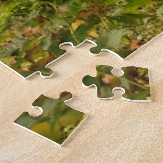 森林と海の風景 ジグソーパズル (側面)