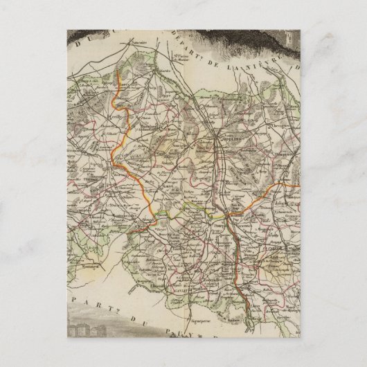 森林と都市の境界 ポストカード (正面)