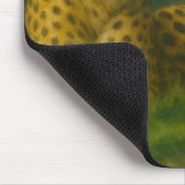 森林に佇むチーターのペア マウスパッド (コーナー)