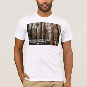 森林に Tシャツ