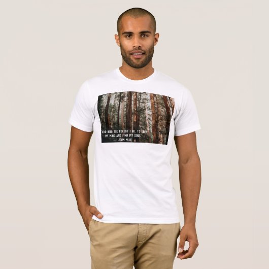 森林に Tシャツ (正面フル)