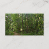 森林のつけられた道 名刺 (裏面)