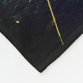 森林のアカギツネ フリースブランケット (角)