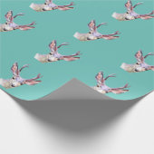 森林のシカ ラッピングペーパー (角)