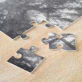 森林のセコイア木の眺め ジグソーパズル (側面)