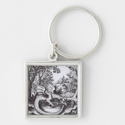 森林のドラゴン キーホルダー (正面)