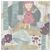 森林のプリンセス ファブリック (クローズアップ)