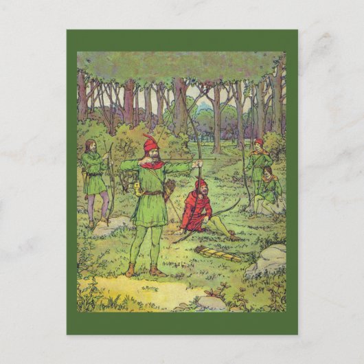 森林のロビン・フッド ポストカード (正面)