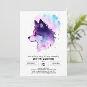 森林の仲間たち、オオカミの赤ちゃん歓迎パーティーを待つ 招待状 (スタンド正面)