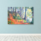 森林の低成長（レオ・ガウソン著） キャンバスプリント (インサイチュ (ウッドフロア))