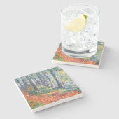 森林の低成長（レオ・ガウソン著） ストーンコースター (横)