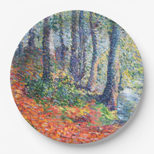 森林の低成長（レオ・ガウソン著） ペーパープレート (正面)