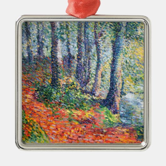 森林の低成長（レオ・ガウソン著） メタルオーナメント (正面)