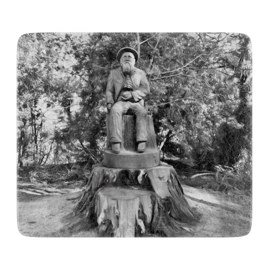 森林の保護者 カッティングボード (正面)