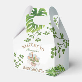 森林の動物のジャングルの緑 フェイバーボックス