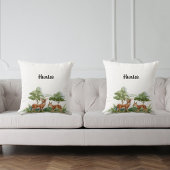 森林の動物の鹿のかわいい名前 クッション