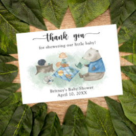 森林の動物 – 感謝していあなた サンキューカード