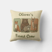 森林の動物 – 森林クルー クッション (裏面)
