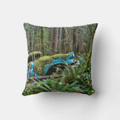 森林の古い車 クッション (裏面)